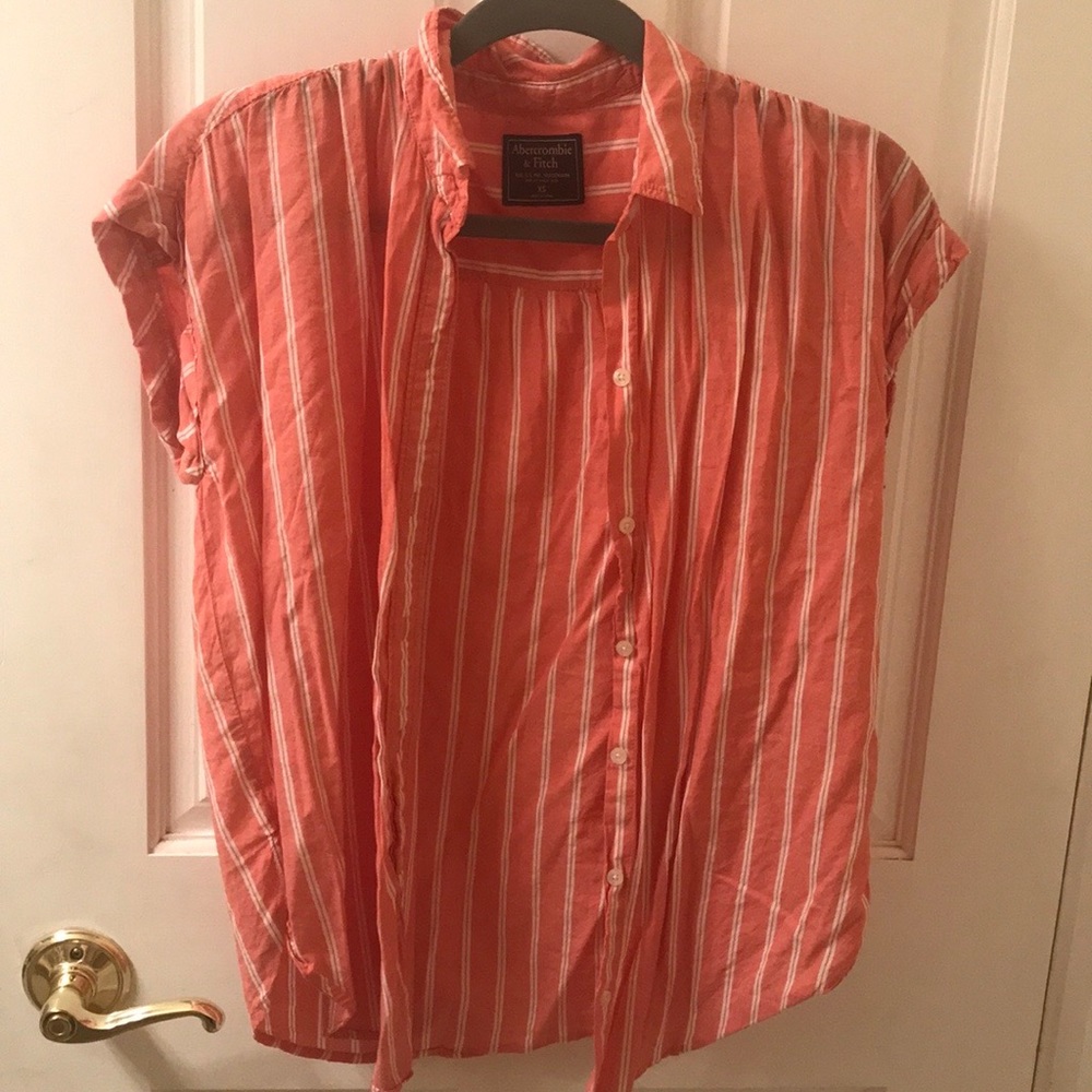 Button up short sleeve flannel